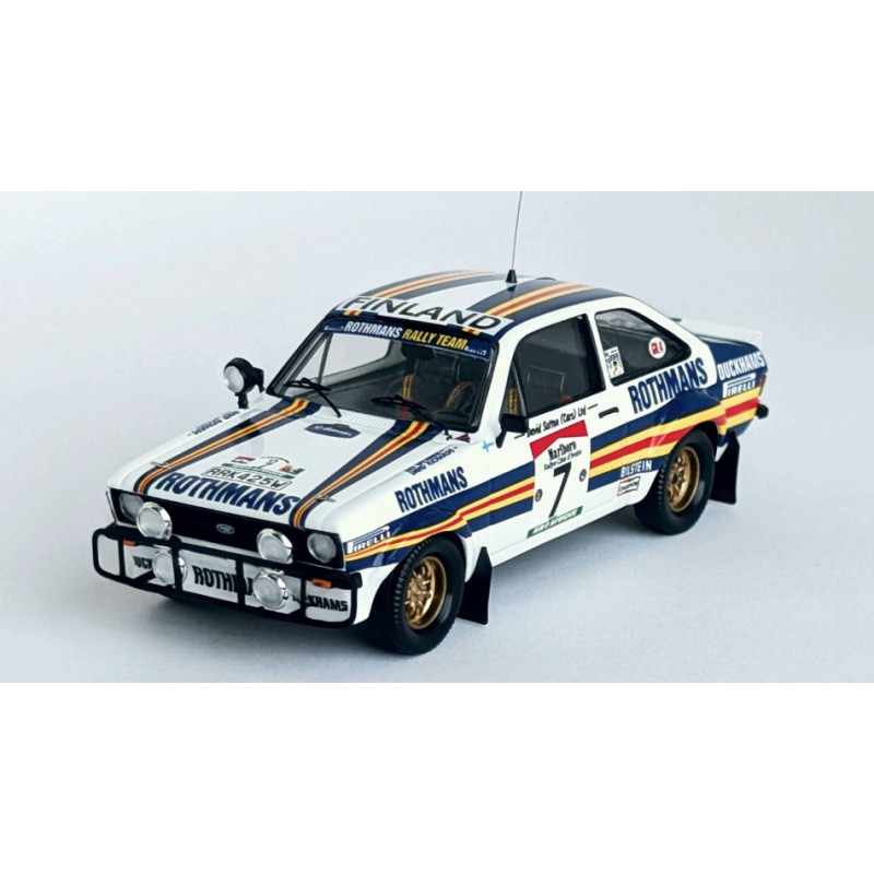 1:43 Trofeu Ford Escort MK2 Bandama Rally 1981 VATANEN7RICHARDS