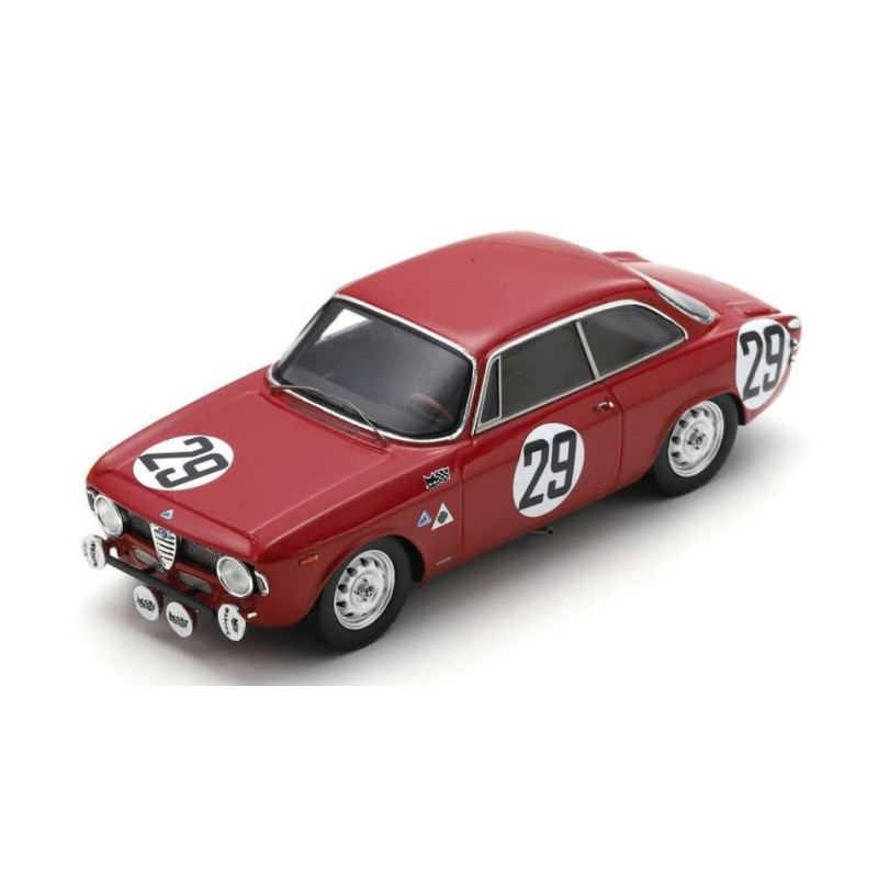 1:43 Spark Alfa Romeo 1600 GTA N29 2nd 24H SPA 1966 E.pinto j.demoulin