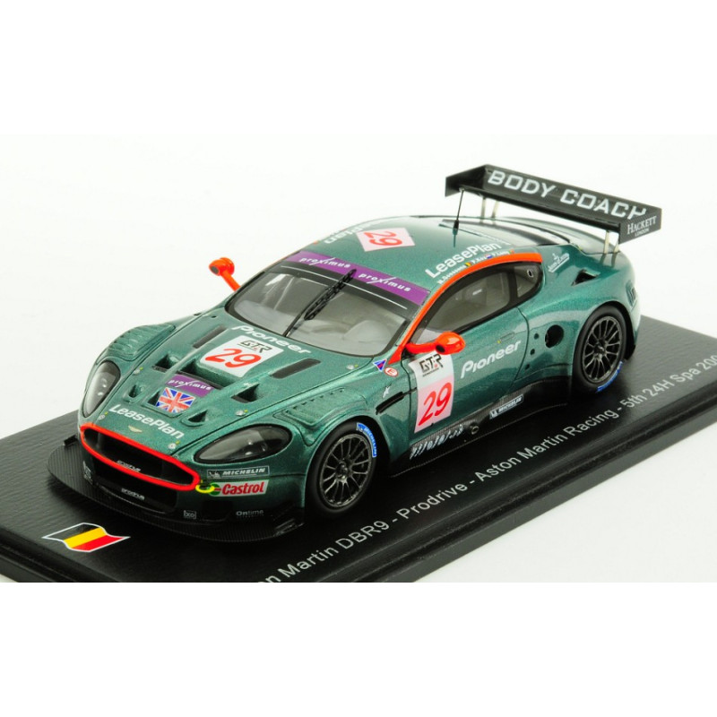 1:43 Spark Aston Martin DBR9 N29 Prodrive 5th 24H SPA 2005 Goosens kox lamy