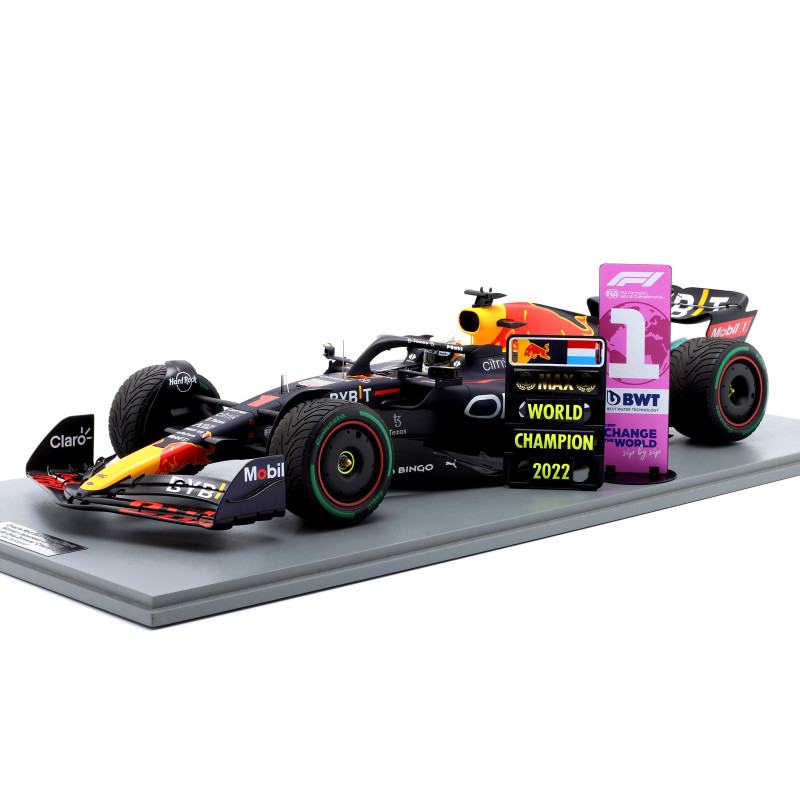 1:12 Spark RED Bull MAX Verstappen 2022 N1 Winner Japanese GP (w/w.ch.board)