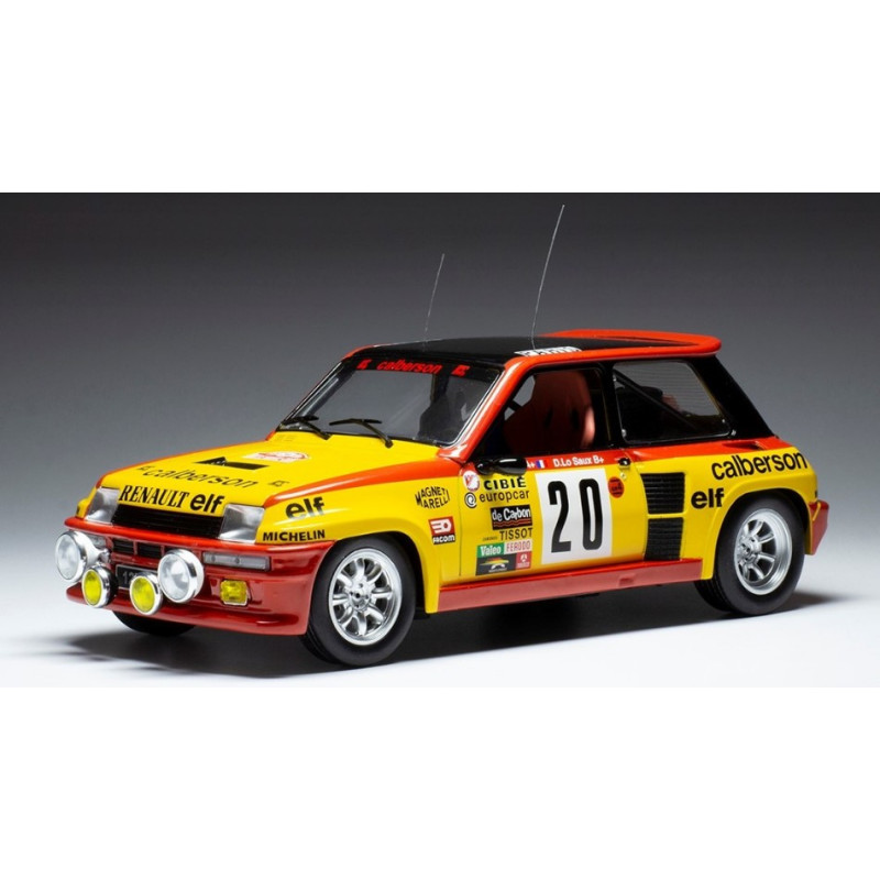 1:18 Ixo Model Renault 5 Turbo N20 Rally Monte Carlo 1981 Saby/le Saux