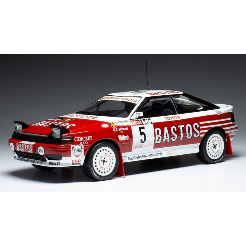 1:18 Ixo Model Toyota Celica Gt four ST N5 Haspengauw Rally 1990 Verreydt/biar