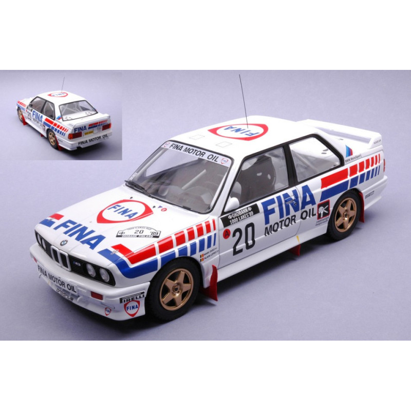 1:18 Ixo Model BMW M3 E30 N20 1000 Lakes Rally 1989 Duez/lopes