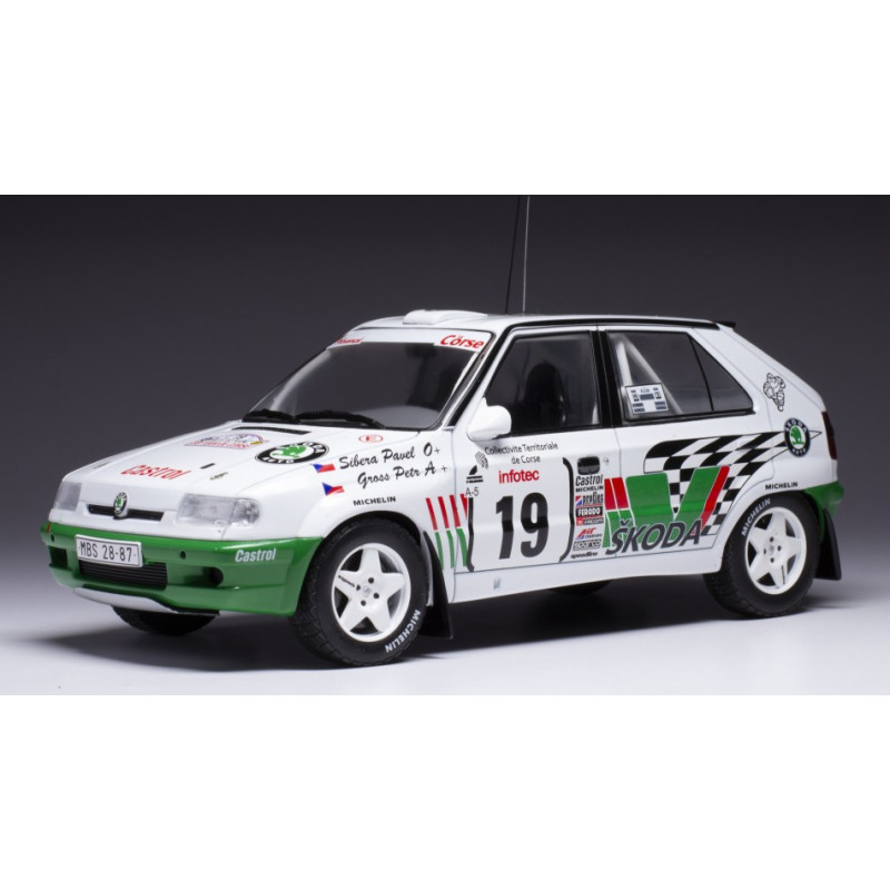 1:18 Ixo Model Skoda Felicia KIT CAR N19 Tour DE Corse 1995 Sibera/gross