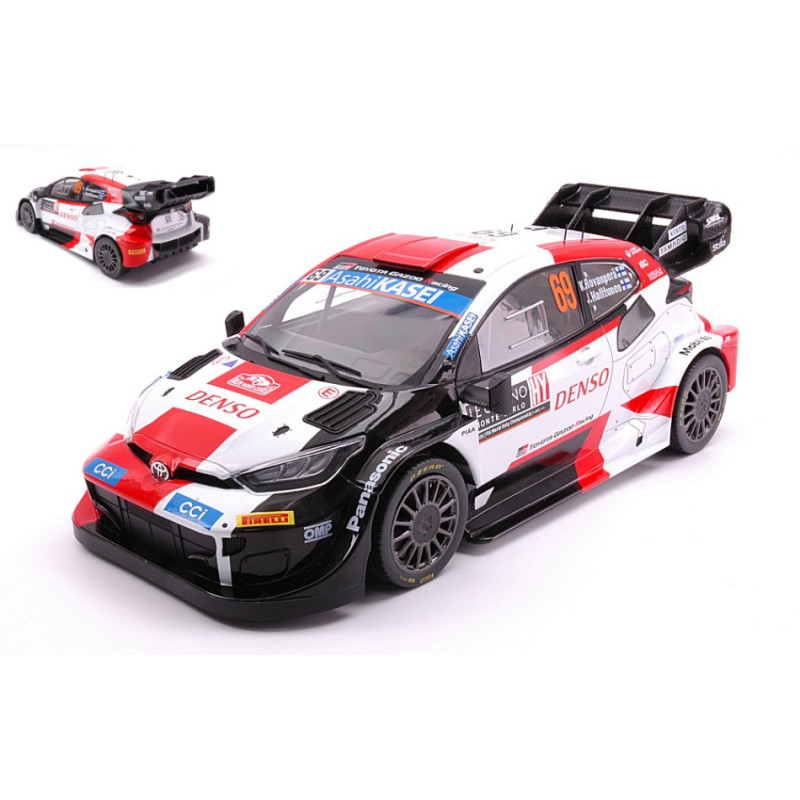 1:18 Ixo Model Toyota GR Yaris N69 Rally Monte Carlo 2023 Rovanpera halttunen