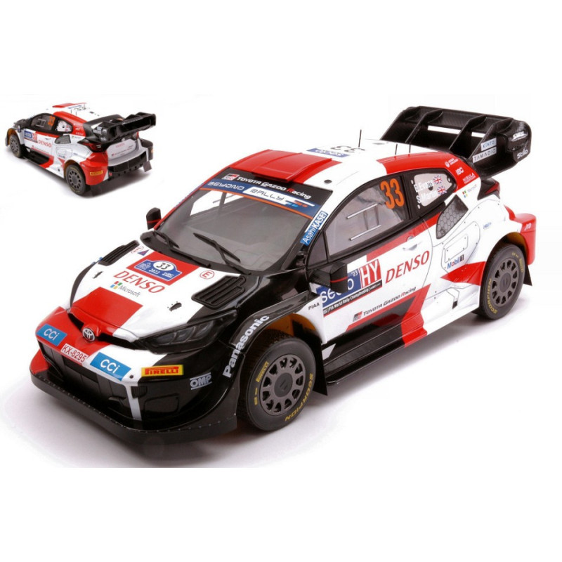 1:18 Ixo Model Toyota GR Yaris WRC Hybrid N33 Rally Finland 2023 Evans martin