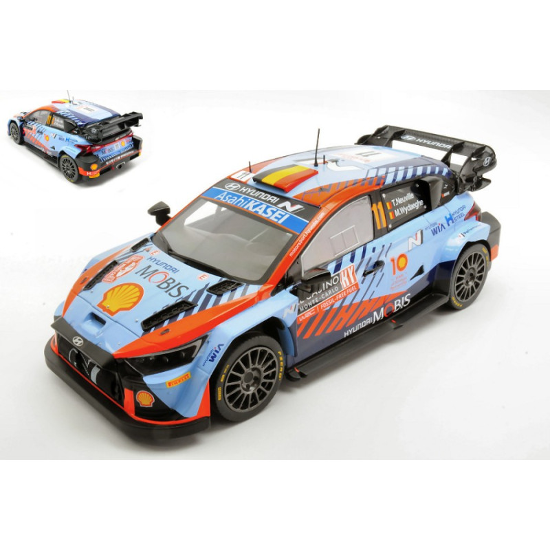 1:18 Ixo Model Hyundai i20 N WRC N11 Rally Monte Carlo 2024 Neuville wydaeghe