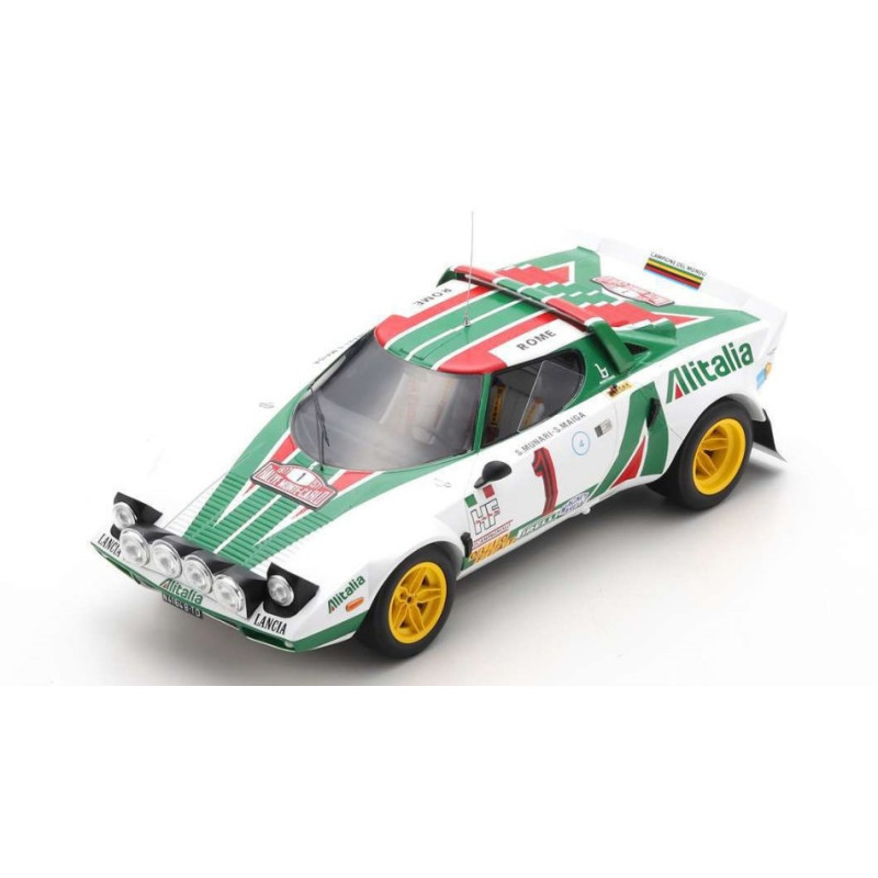 1:18 Spark Lancia Stratos HF N1 Winner Rally Monte Carlo 1977 S.munari maiga