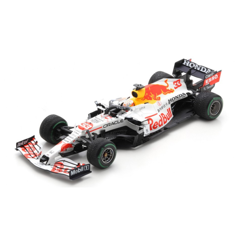 1:18 Spark RED Bull RB16B MAX Verstappen 2021 N33 2nd Turkish GP Reproduction