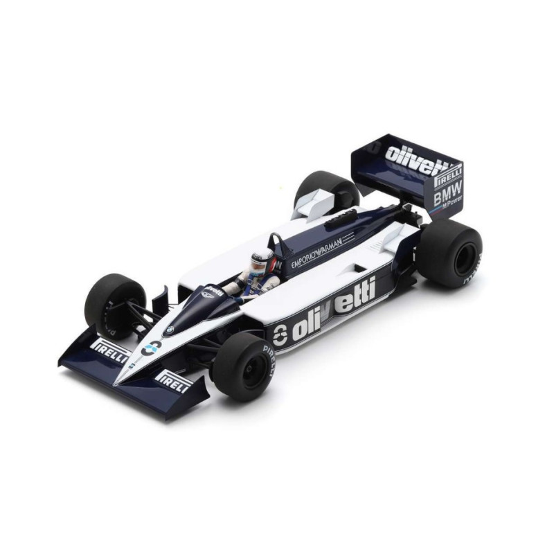 1:18 Spark Brabham BMW BT55 Elio DE Angelis 1986 N8 Monaco GP