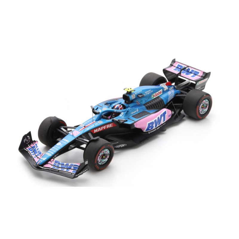 1:18 Spark Alpine A522 Esteban Ocon 2022 N31 Miami GP W/acrilic Cover