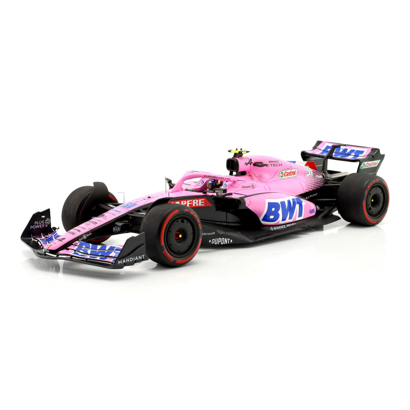 1:18 Spark Alpine A522 Esteban Ocon 2022 N31 7th Bahrain GP W/cover