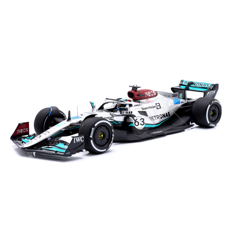 1:18 Spark Mercedes F1 W13 George Russell 2022 N63 4th Belgian GP