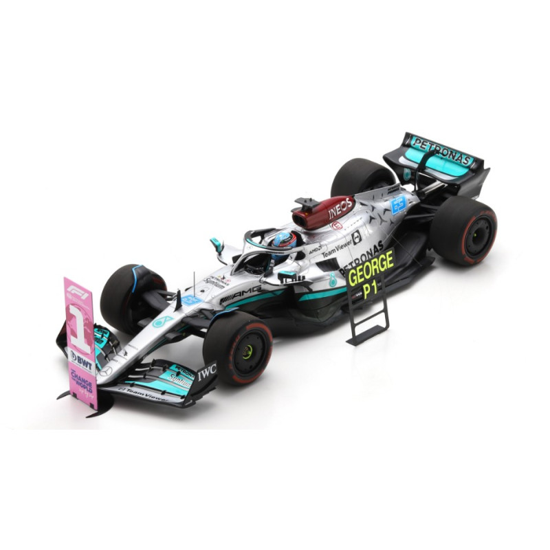 1:18 Spark Mercedes G.russell 2022 N63 Winner Brazilian GP With PIT