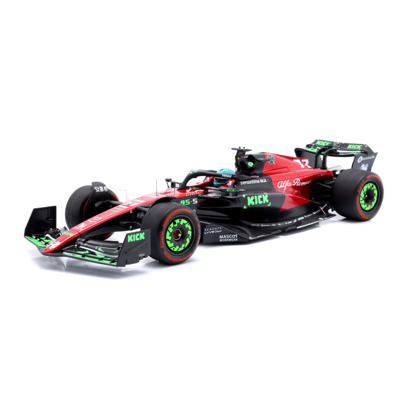 1:18 Spark Alfa Romeo F1 N77 Belgian GP 2023 Valtteri Bottas