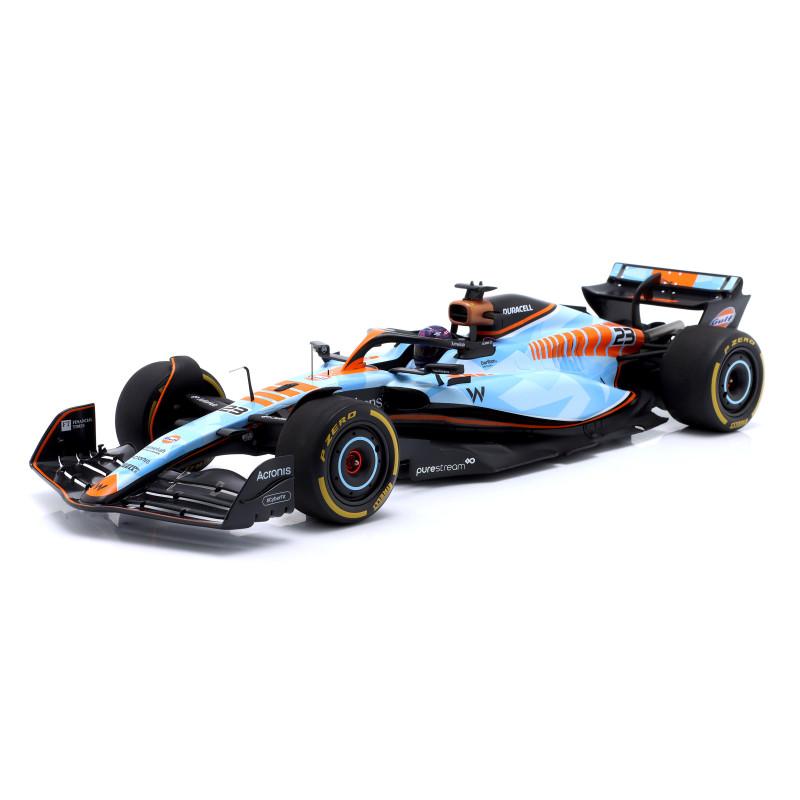 1:18 Spark Williams FW45 N23 Singapore GP 2023 A.albon