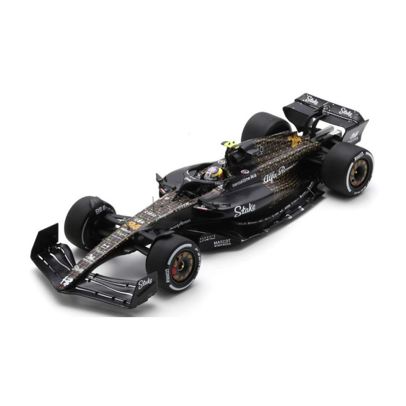 1:18 Spark Alfa Romeo F1 N24 LAS Vegas GP 2023 Zhou Guanyu