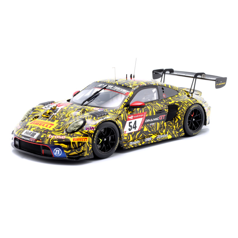 1:18 Spark Porsche 911 GT3 R N54 24H Nurburgring 2023 Vanthoor heinrich guven eng