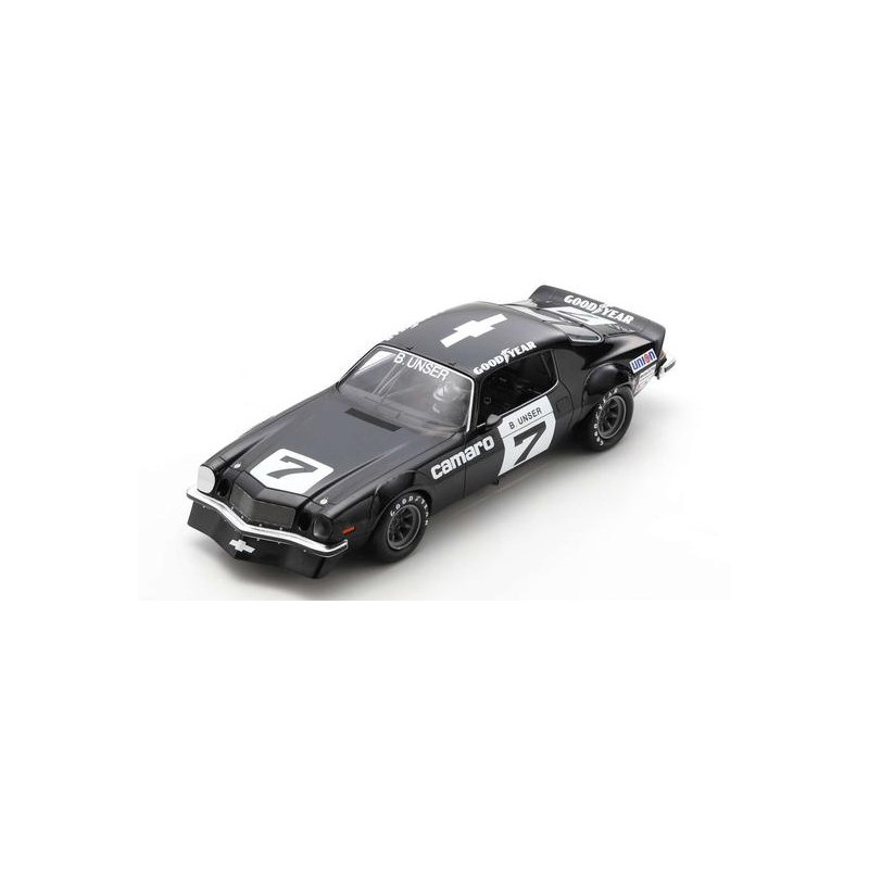 1:18 Spark Chevrolet Camaro N7 Winner Michigan Iroc 1974 Bobby Unser