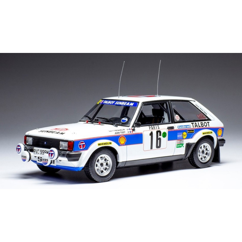 1:24 Ixo Model Talbot Sunbeam Lotus N16 Rally Monte Carlo 1981 Frequelin/todt