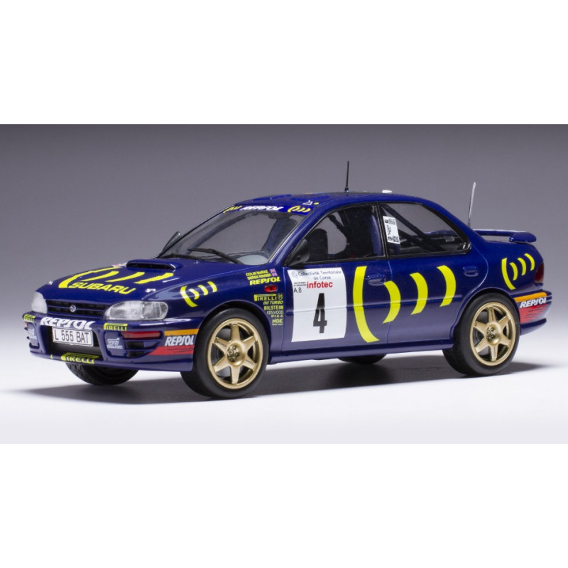 1:24 Ixo Model Subaru Impreza 555 WRC N4 Rally Tour DE Corse 1995 Mcrae/ringer