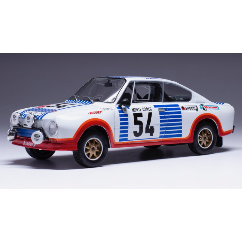 1:24 Ixo Model Skoda 130 RS N54 Rally Monte Carlo 1977 Kvaizar kotek