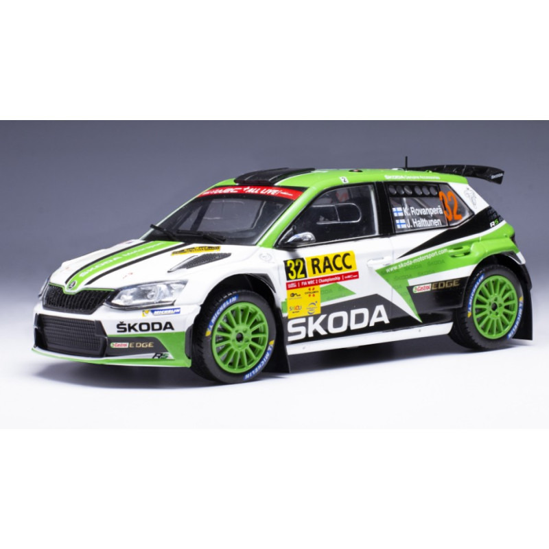 1:24 Ixo Model Skoda Fabia R5 N32 Rally Catalunya 2018 ROVANPERA HALTTUNEN