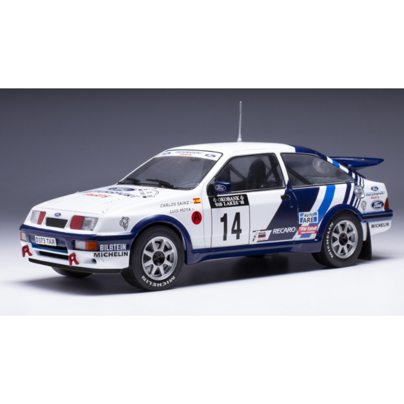 1:24 Ixo Model Ford Sierra RS COSW.N14 1000 Lakes Rally 1988 Sainz moya