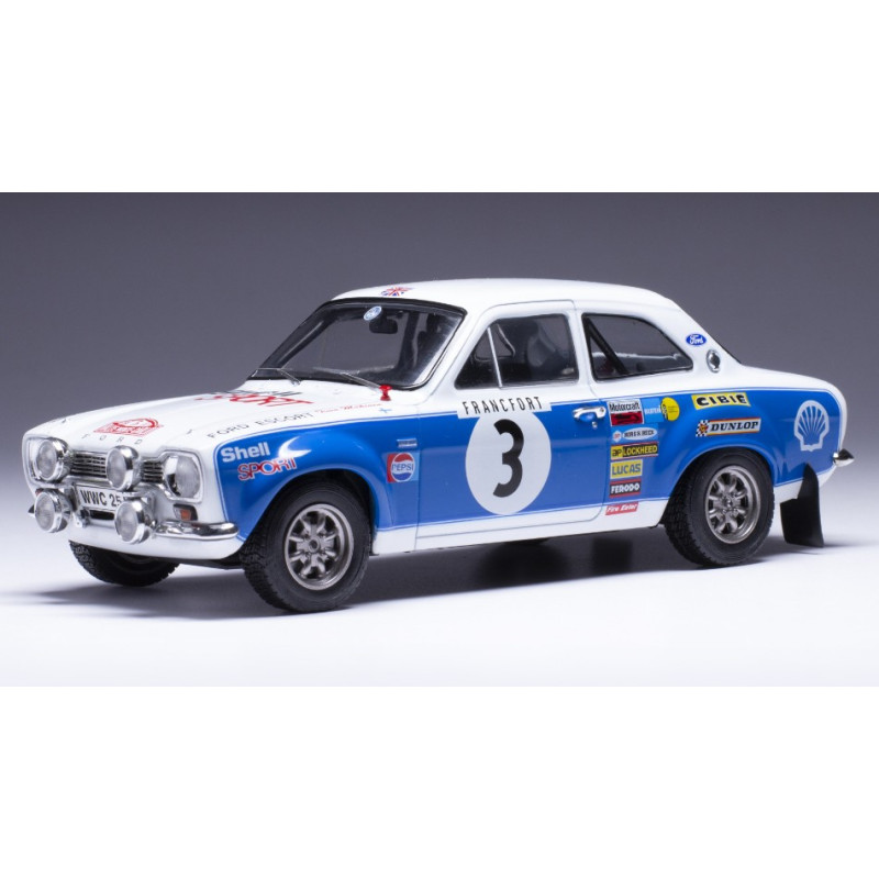 1:24 Ixo Model Ford Escort MK I RS 1600 N3 Rally Monte C.1973 Makin. lidd