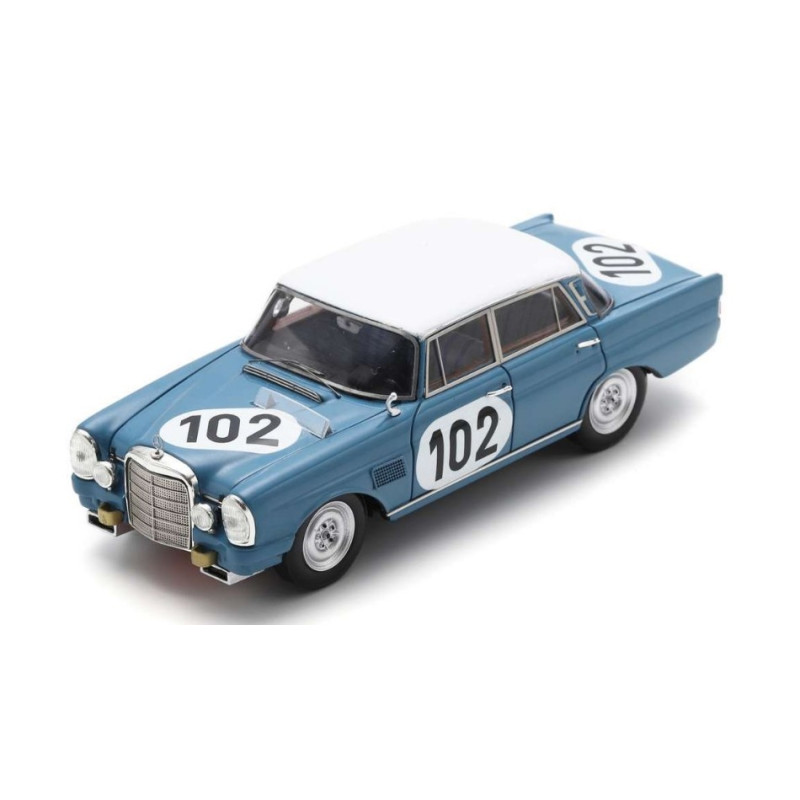 1:43 Spark Mercedes 300 SE N102 Winner 24H SPA 1964 R.crevits g.gosselin