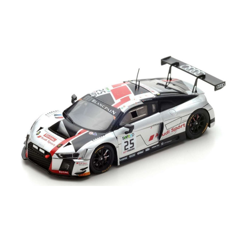 1:43 Spark Audi R8 LMS N25 Winner 24H SPA 2017 Haase gounon winkelhock