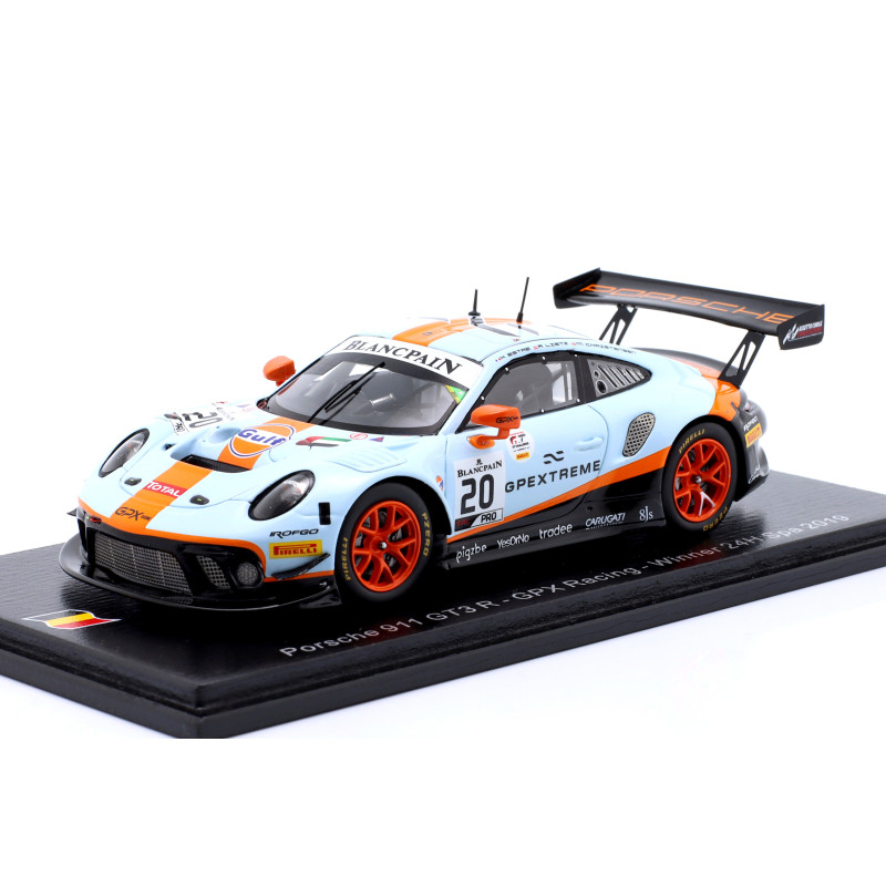 1:43 Spark Porsche 911 GT3 R N20 Winner 24H SPA 2019 Lietz estre Christensen