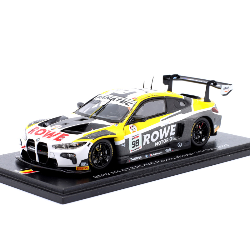 1:43 Spark BMW M4 GT3 N98 Winner 24H SPA 2023 Eng wittmann yelloly