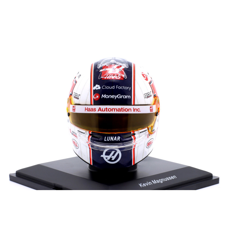 1:5 Spark Casco Kevin Magnussen Miami GP 2023 Haas