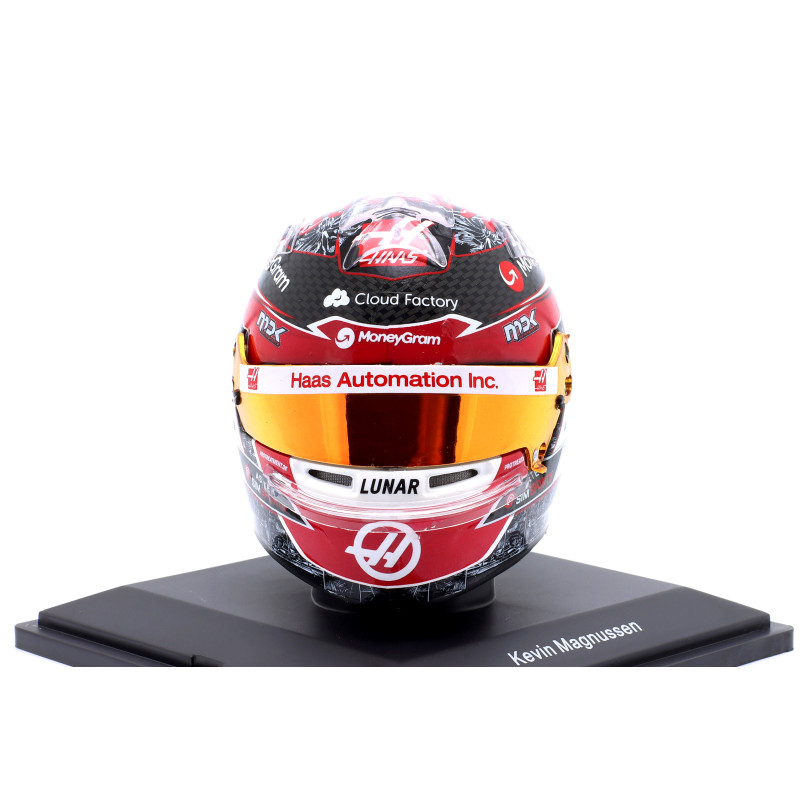 1:5 Spark Casco Kevin Magnussen Monaco GP 2023 Haas