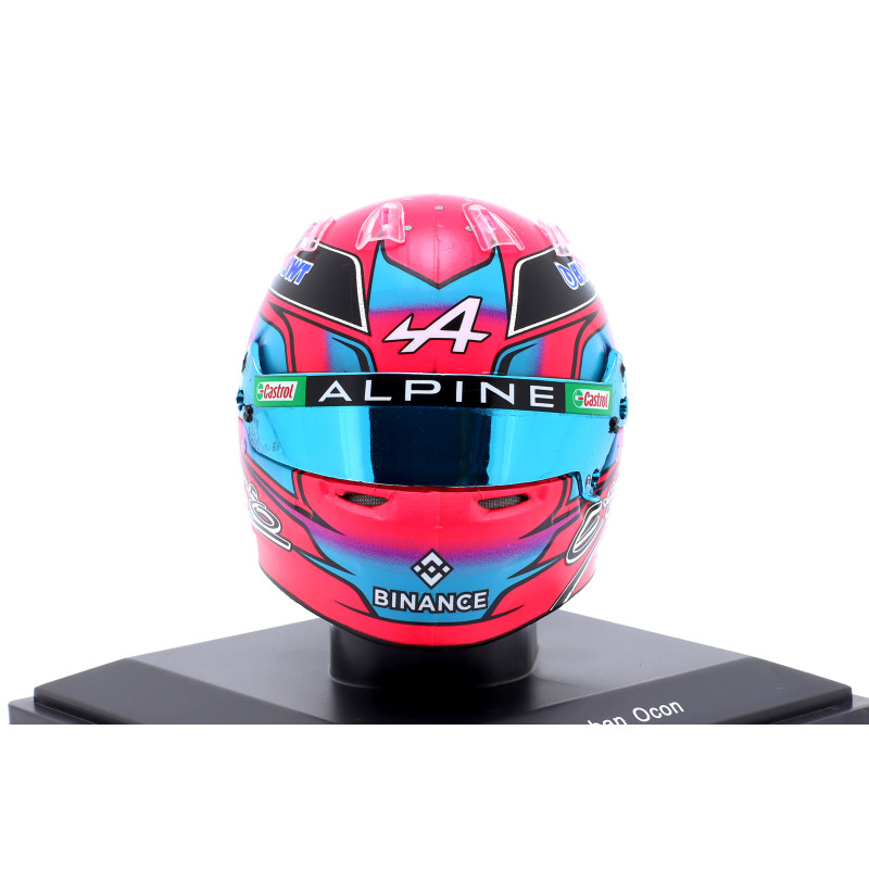 1:5 Spark Casco Esteban Ocon 2023 Miami GP Alpine Team