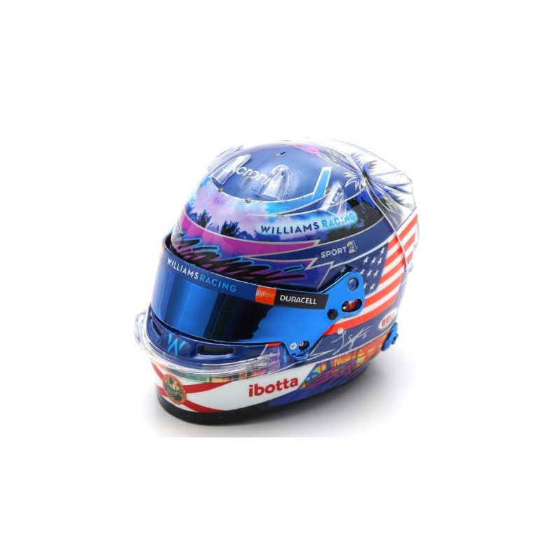 1:5 Spark Casco Williams Logan Sargeant Miami GP 2023