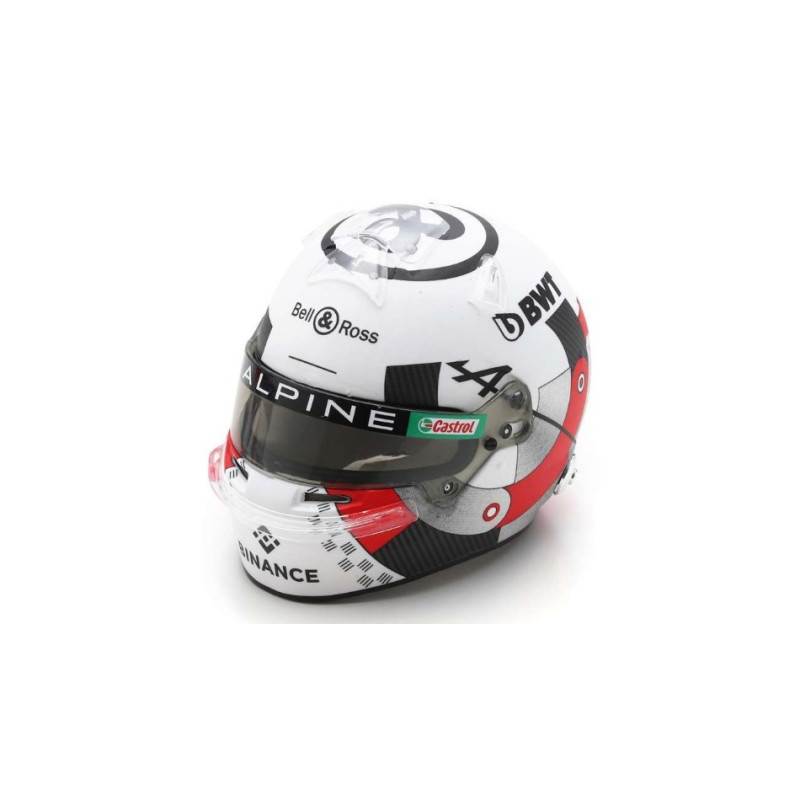 1:5 Spark Casco BWT Alpine Esteban Ocon Belgian GP 2023