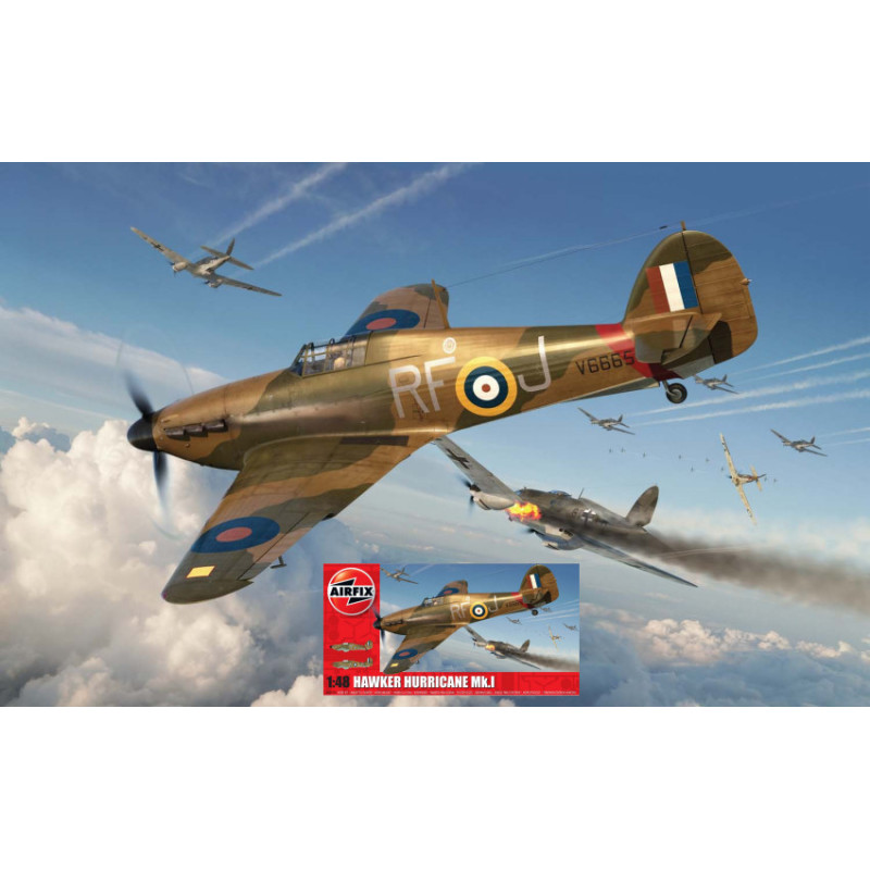 1:48 Airfix Hawker Hurricane Mk1  KIT