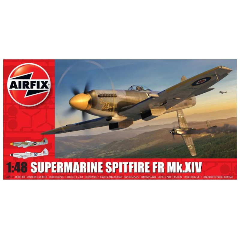 1:48 Airfix Supermarine Spitfire FR Mk.xiv KIT