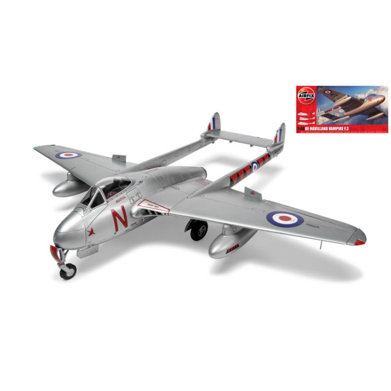 1:48 Airfix DE Havilland Vampire F 3 KIT