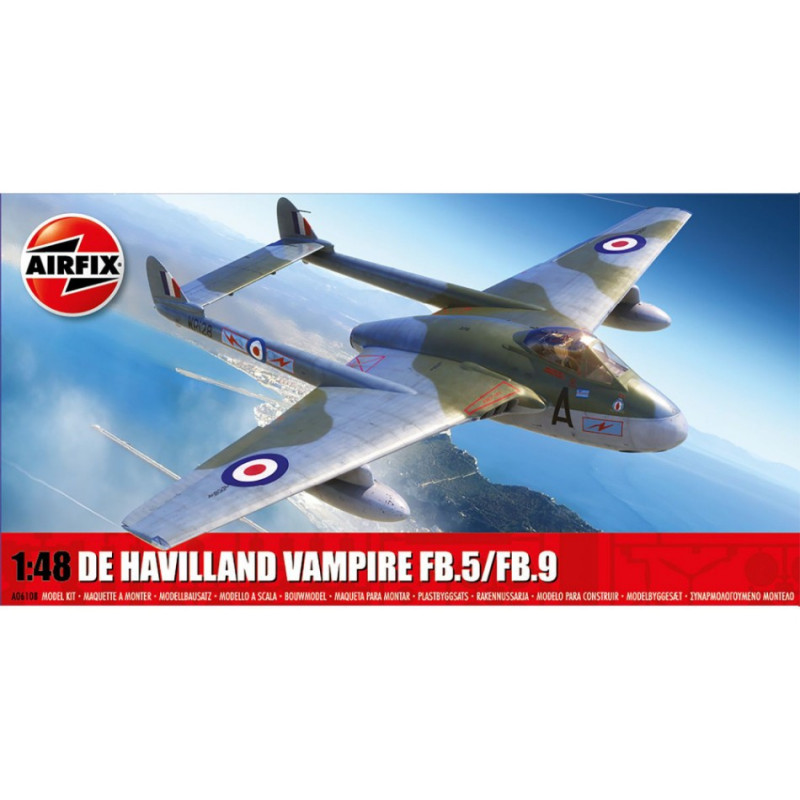 1:48 Airfix DE Havilland Vampire FB.5/FB.9 KIT