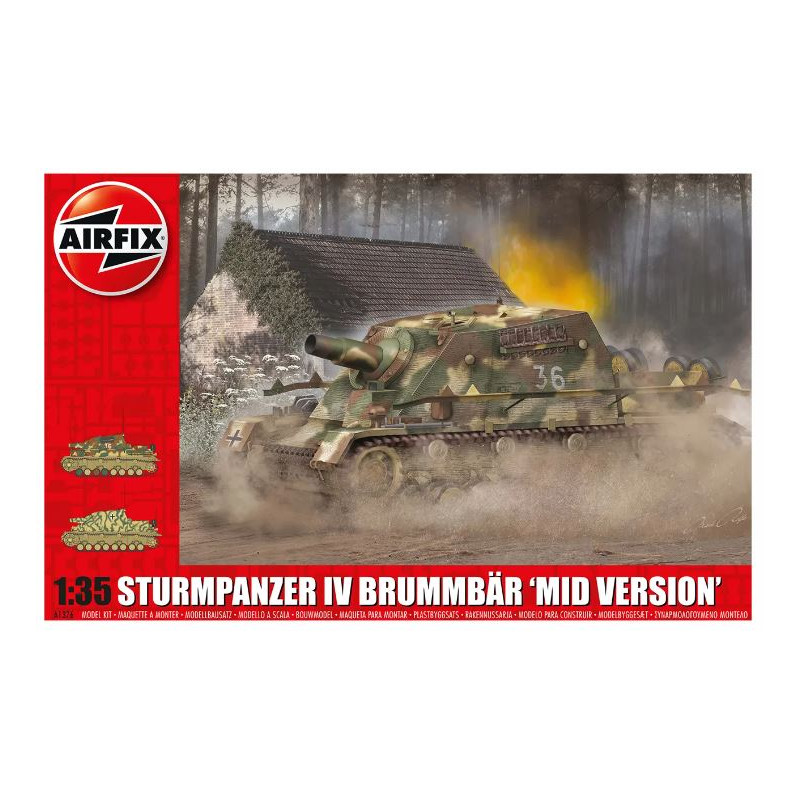 1:35 Airfix Sturmpanzer IV Brummbar MID Version KIT