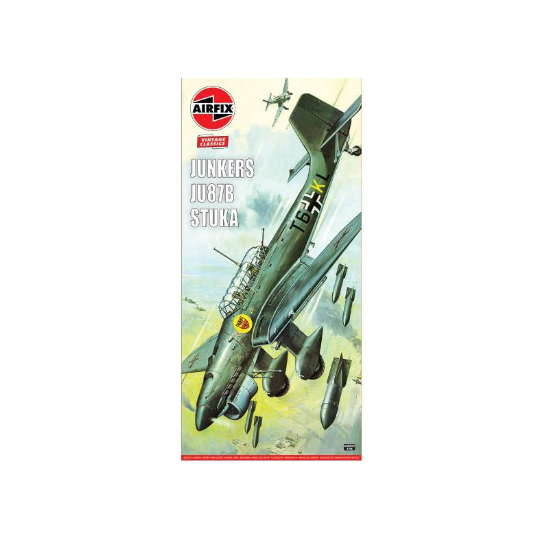 1:24 Airfix Junkers JU87B Stuka cm 46 KIT