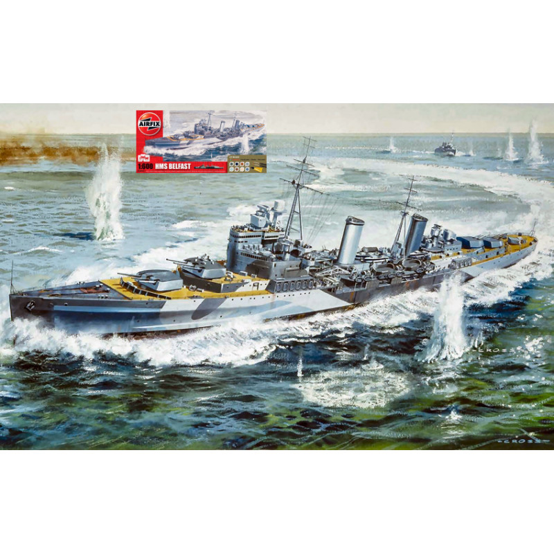 1:600 Airfix HMS Belfast KIT