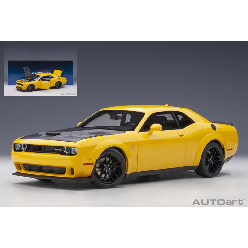 1:18 Autoart Dodge Challenger SRT 2018 Giallo/nero