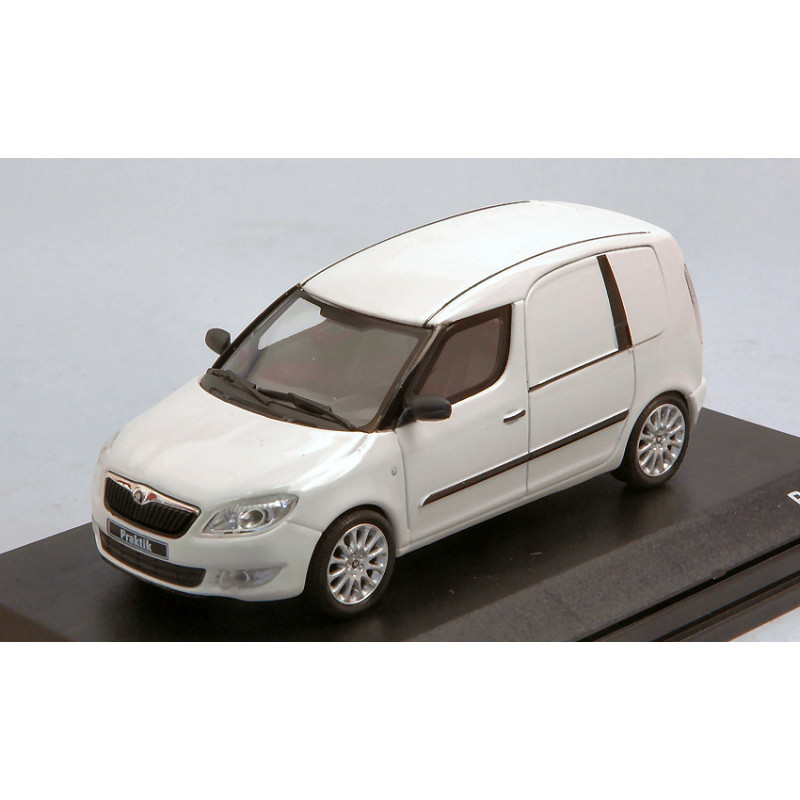 1:43 Abrex Skoda Praktik 2008 Bianco Candy