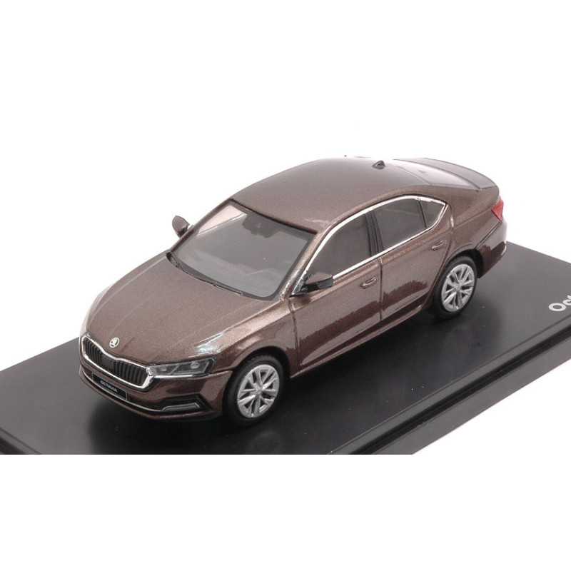 1:43 Abrex Skoda Octavia IV 2020 Marrone Metallizzato