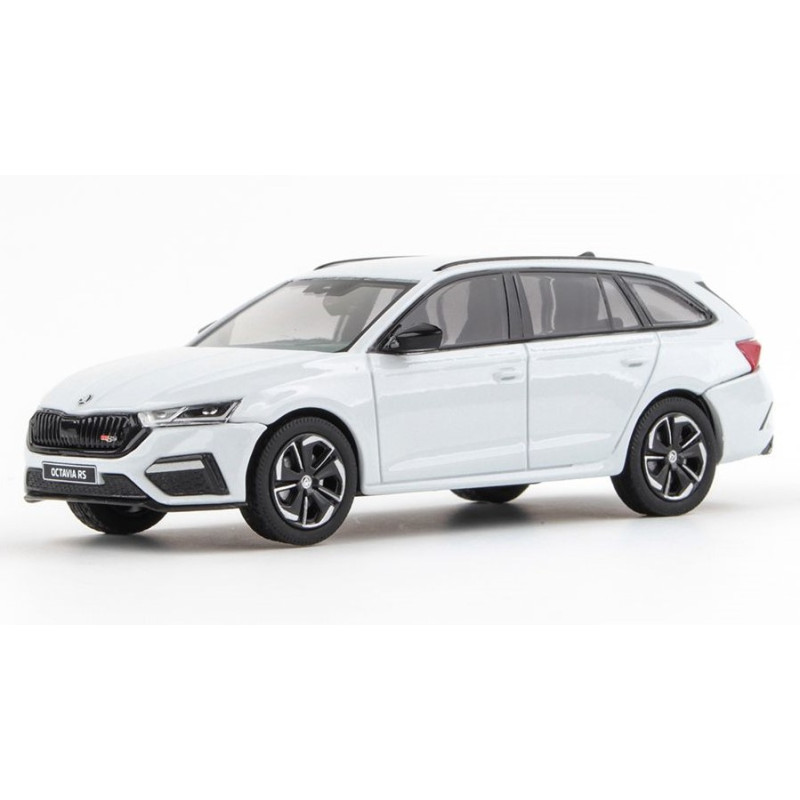 1:43 Abrex Skoda Octavia IV Combi RS 2020 Bianco