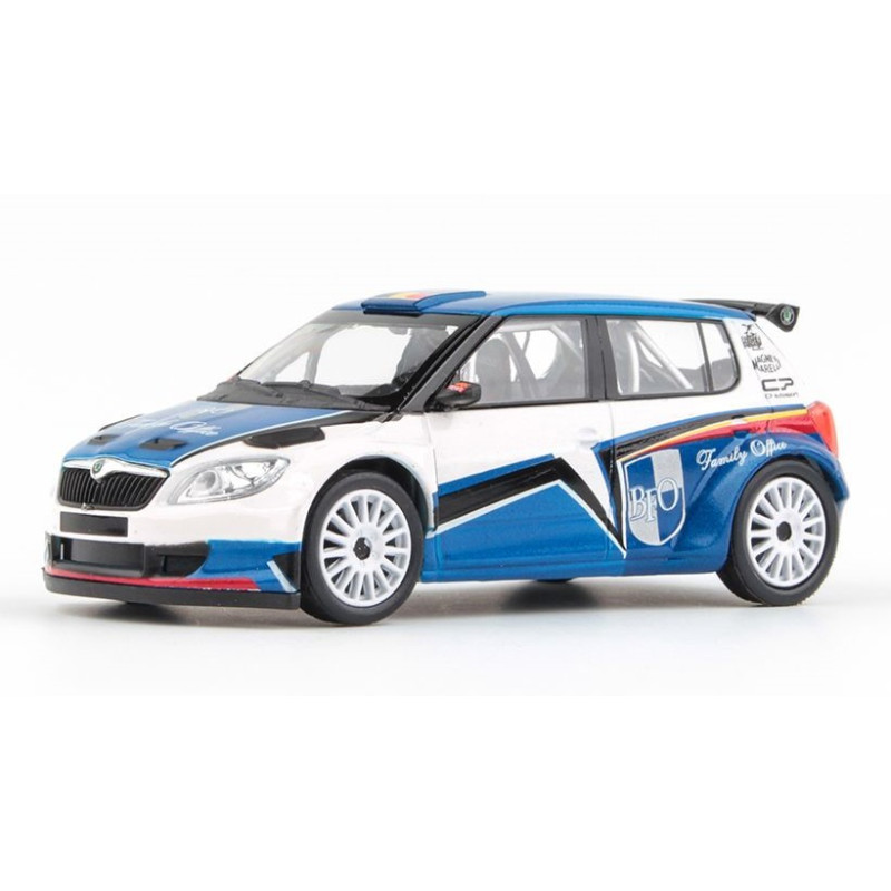 1:43 Abrex Skoda Fabia II FL S2000 2010 BFO Skoda Rally Team Loix Design 2011